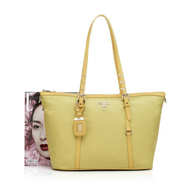 2014 Prada tessuto Large Shopping Tote Bag BN4253 apricot